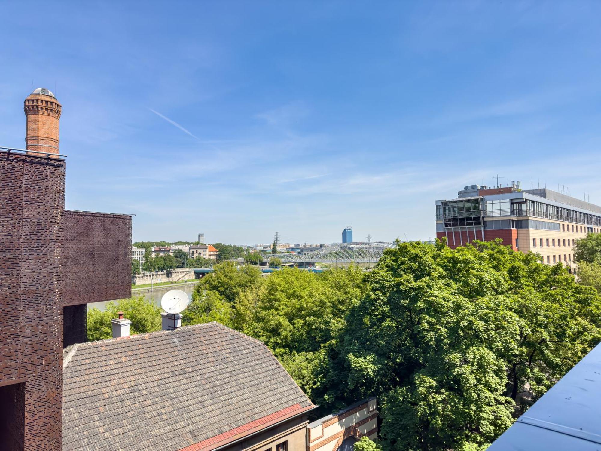 Nadwislanska Przystan Apartament Z Widokiem Na Wisle クラクフ エクステリア 写真